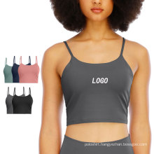 2021 custom logo gym wear yoga women sport bra set top fitness
